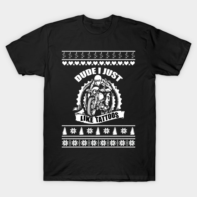 Merry Christmas TATTOOS T-Shirt by bryanwilly